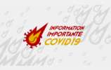 INFORMATION IMPORTANTE COVID19